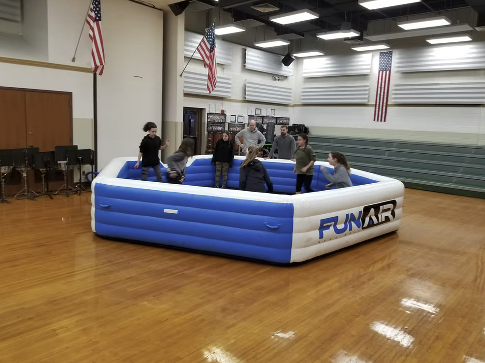 Gaga ball pit at DodgeArrows indoor action camp