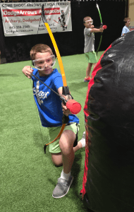 kid at indoor summer camp in anne arundel county