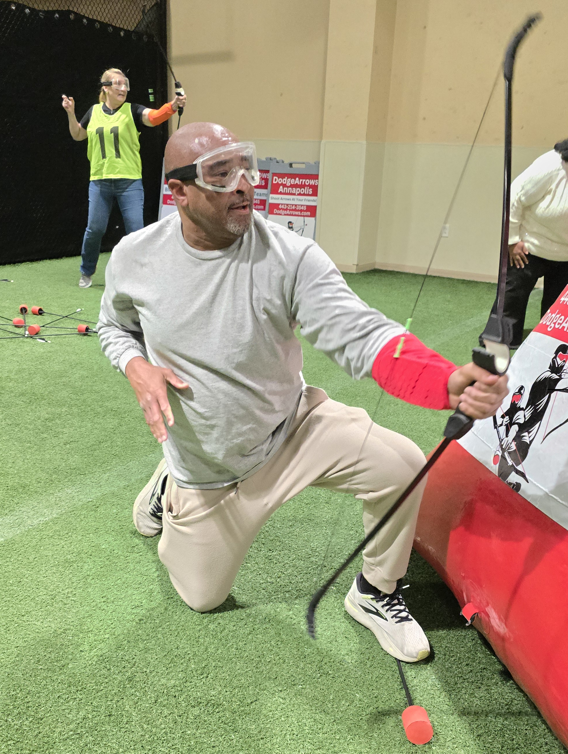 Dodgebow action archery tag adult team building