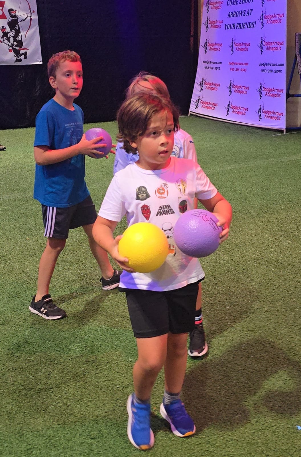 Dodgeball at DodgeArrows Summer Camp